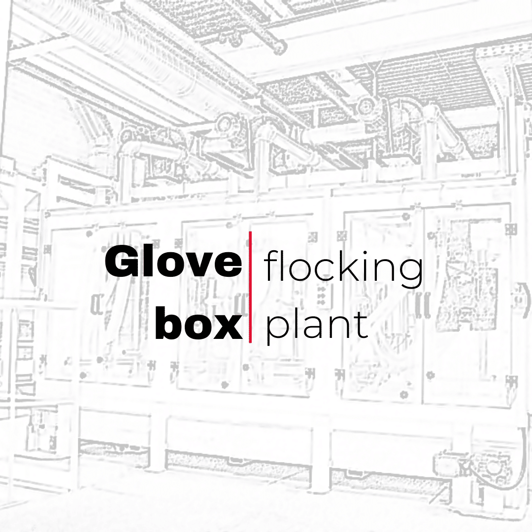 Glove box flocking plant