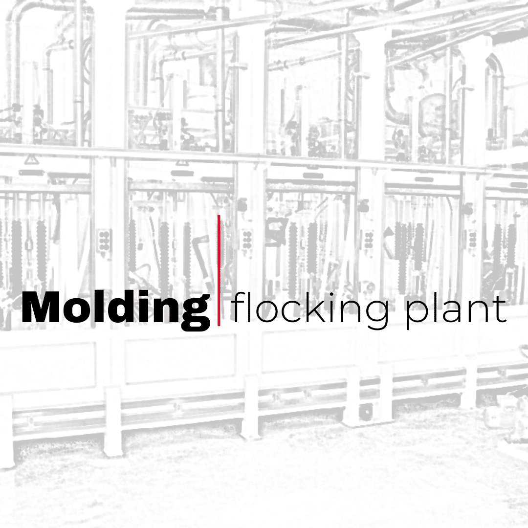 Molding flocking plant
